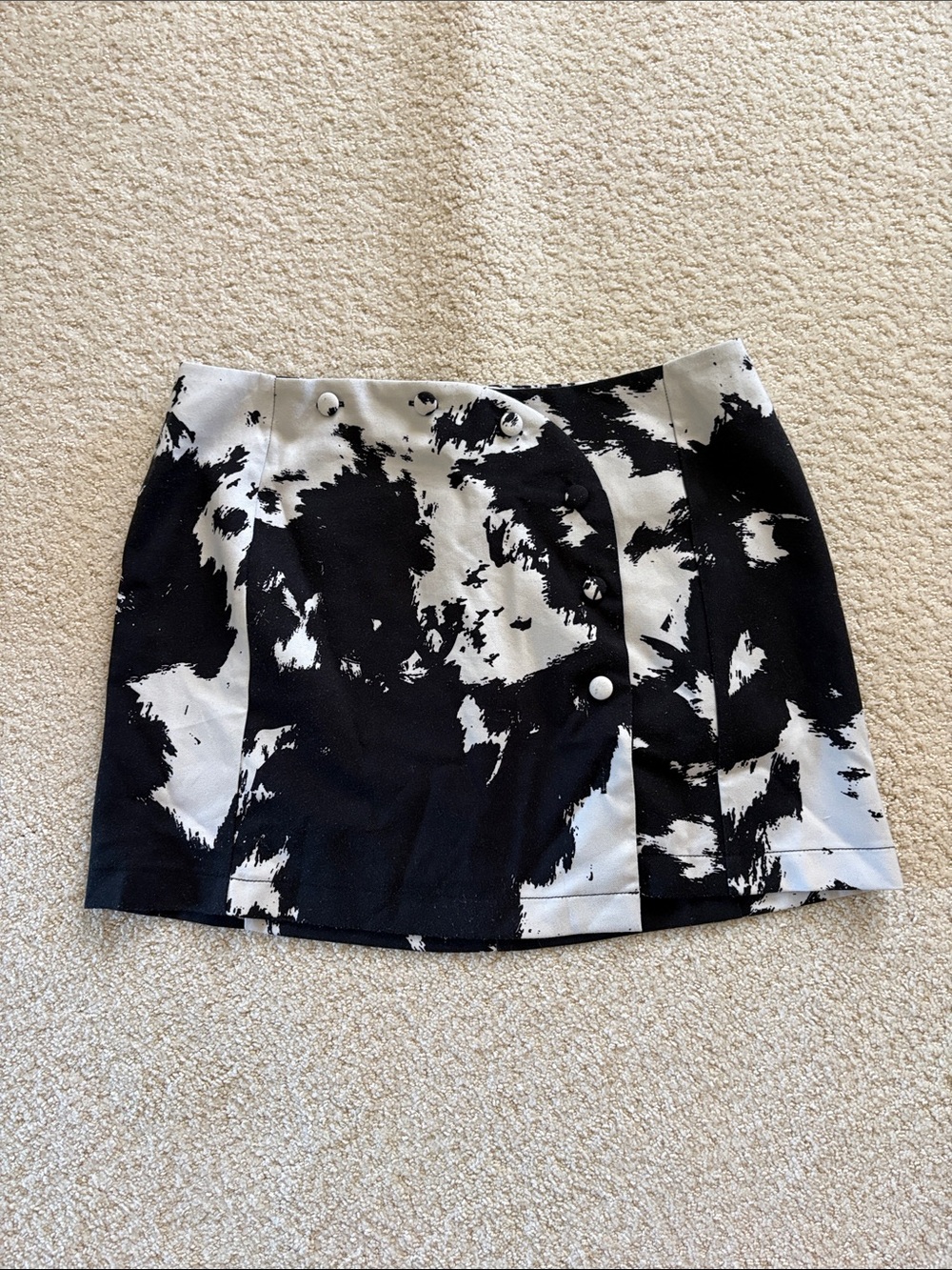 Cow print skirt